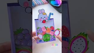 DIY fruits craft 🍉🍑🫐🍇 shorts tonniartandcraft love youtubeshorts art diy [upl. by Amej]