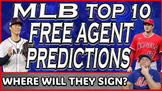 Top 10 MLB Free Agent Predictions 2024  MLB Free Agency  MLB Free Agent Rumors  MLB [upl. by Stephani657]