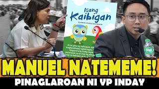 quotSi Raoul Manuel ang EDITOR ng libroquotbwelta ni Inday matapos punain ni Manuel ang libro [upl. by Bartel]