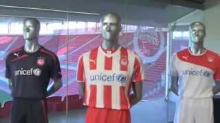 Ολυμπιακός και UNICEF ενώνουν τις δυνάμεις τους  Olympiacos FC and UNICEF join forces [upl. by Lucias]