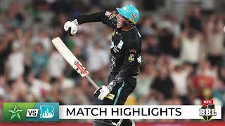 Renshaws mighty 90 inspires Heat to heartstopping win  BBL12 [upl. by Vidda]