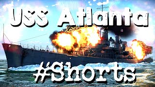 USS Atlantas Firepower  War Thunder Shorts [upl. by Stilu]