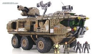 Mega Bloks Halo MAMMOTH set review [upl. by Clemmy]