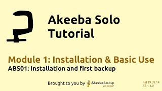 ABS01 Installation and first backup [upl. by Miranda326]