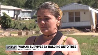 Woman Survives by Holding onto Tree [upl. by Annez458]