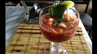 Coctel de camaron Deliciosa receta [upl. by Alban]