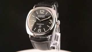 Van Wylick Watches Panerai Radiomir Black Seal Logo PAM 380 [upl. by Ayadahs]