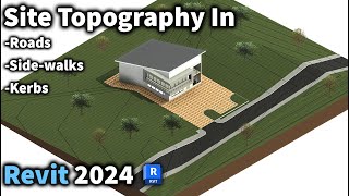 Site Topography In Revit Complete Revit 2024 Tutorial [upl. by Nitnilc655]