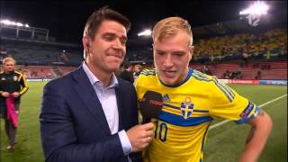 Crazy interview with John Guidetti with English subtitles  TV4 Sport [upl. by Chapin]