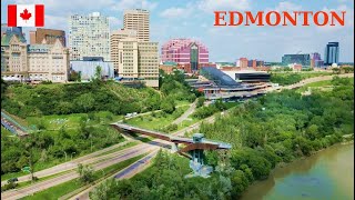 🇨🇦 Discover CANADA  EDMONTON Downtown Alberta  4K Canadian Travel video vlog [upl. by Noruq363]