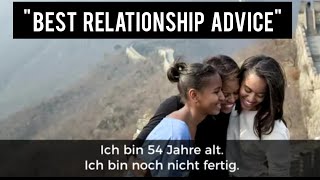 MICHELLE OBAMAS ADVICE ON MARRIAGE AND Relationships BECOMING MICHELLE OBAMA PROS amp CONS [upl. by Chiang]