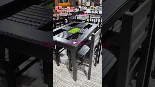 Glass Top Wooden Dining Table 4 seater set gbmfurnitures shorts diningtable music song [upl. by Eta578]