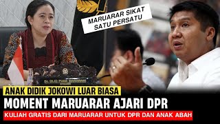 Menteri Paling Hebat Dan Berani Maruarar Goncang Gedung DPR RI [upl. by Ainirtac]