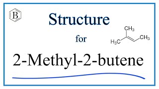 How to Write the Structural Formula for 2Methy2butene 2Methylbut2ene [upl. by Yelahc]