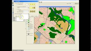 Arcview 33 tutorial 5  Measuring and Creating Buffers [upl. by Edd]