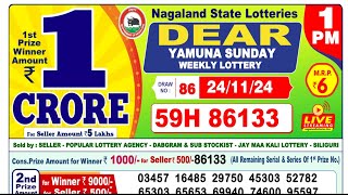 Lottery Sambad Nagaland Result 1PM 24112024 lotterysambad lotteryresult nagalandlotterysambad [upl. by Ryhpez936]