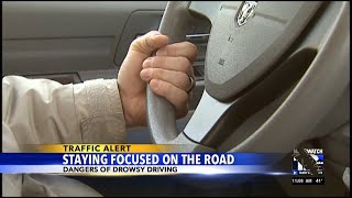 Drowsy driving risk as high as driving under the influence [upl. by Ontine]