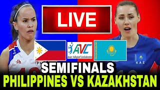 PHILIPPINES VS KAZAKHSTAN 🔴LIVE NOW • Avc challenge cup 2024  Semifinals  May 28 2024 [upl. by Kirima618]