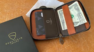 Vaultskin Notting Hill Zipper Wallet RFID  Men’s EDC Wallet Review [upl. by Rolanda955]