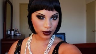 1920s Flapper Girl Makeup Tutorial [upl. by Wareing]