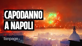 Capodanno a Napoli lo spettacolo dei fuochi dartificio [upl. by Nohsav]