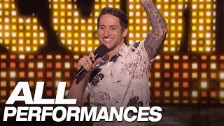 All Of Samuel J Comroes Full Performances On AGT  Americas Got Talent 2018 [upl. by Elly]