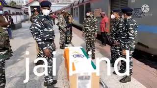 crpf jawan diedsalami by crpf jawansahid sawansalute indian defence forcesCRPF 202410mviews [upl. by Volding]