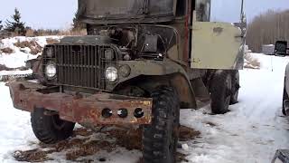 Canadian GMC M135 6x6 unmuffled [upl. by Pessa]