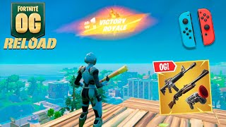 Fortnite Nintendo Switch Reload Gameplay 43 Kill Win [upl. by Chiles689]