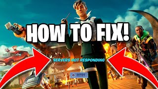 Why is Fortnite Servers Down How to Fix Fortnite Servers Not Responding [upl. by Purington]