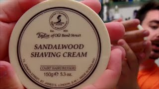 Taylor of Old Bond Street Sandalwood Shaving Cream [upl. by Scrope964]