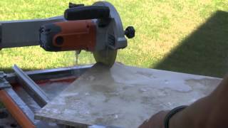 How To Cut Travertine Tile [upl. by Tada]