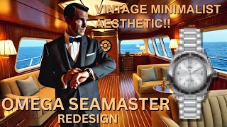 An Omega Seamaster Redesign  A Timeless Blend of Vintage and Modern [upl. by Ahsercel]