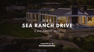 845 Sea Ranch Drive  FPV Drone Tour  805MediaWorks [upl. by Aihcats]