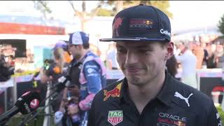 POSTRACE INTERVIEW MAX VERSTAPPEN [upl. by Tung]