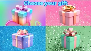 Choose your gift😍💝💙💚🌈 4giftbox pickonekickone wouldyourather [upl. by Yedok]