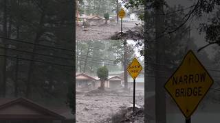 Dangerous Flash Flooding Again in Ruidoso New Mexico [upl. by Sven]