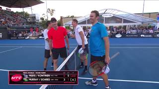 Match Highlights  Team Aus v Team International Doubles Day 1  World Tennis Challenge 2018 [upl. by Booma689]