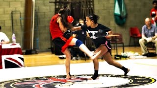 Female Sanda Fight  Team Thriving MMA vs Northern Shaolin System [upl. by Darb843]