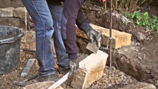 DIY Handbuch GaLaBau 03 Mauern mit Natursteinen [upl. by Laks]