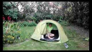 How to fold the QUECHUA 2 SECONDS EASY 3 tent from decathlon [upl. by Ario]