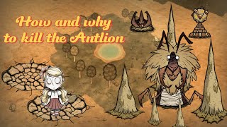 Dont starve together How and why to kill the Antlion What will you get back dontstarvetogether [upl. by Yt631]