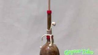 Steve Spanglers Geyser Tube for the Mentos Reaction [upl. by Irrab]