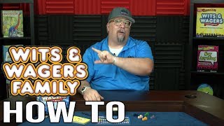 How To Play Wits amp Wagers Family Edition by North Star Games [upl. by Aihsena99]