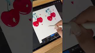 Procreate Seamless Pattern Tutorial procreatebrushes procreatetutorial [upl. by Nalad]