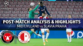 Midtjylland vs Slavia Praha PostMatch Analysis amp Highlights  Playoffs 2nd Leg  UCL on CBS Sports [upl. by Alice]