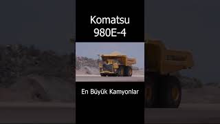 Komatsu 980E4  En Büyük Dev Kamyonlar EfsaneAraclar arabahikayeleri kamyonlar efsanearaclar [upl. by Annahsad]