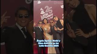 Nodal Angela Aguilar Marc Anthony y Nadia Ferreira Latin Grammy angelaaguilar nodal marcanthony [upl. by Ahsimit]