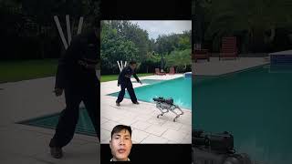 Robot dog robot trolface skate trollfaceedit duet trollface funny skateboarding shots [upl. by Sommer406]