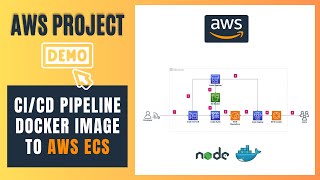 AWS Project  Deploy Docker Container to AWS ECS Automatically with CI CD Pipeline  Step by Step [upl. by Farny]